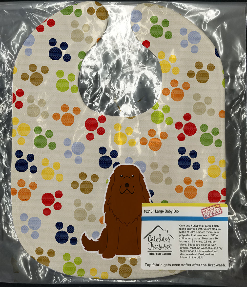 Pawprints Caucasian Shepherd Dog Baby Bib BB5879BIB - the-store.com