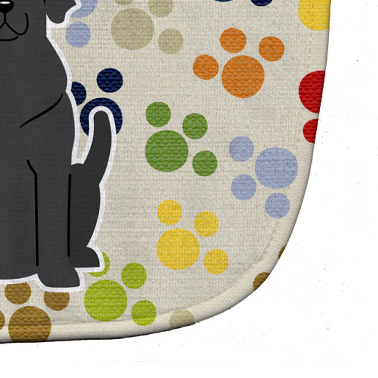 Pawprints Black Labrador Baby Bib BB5886BIB - the-store.com