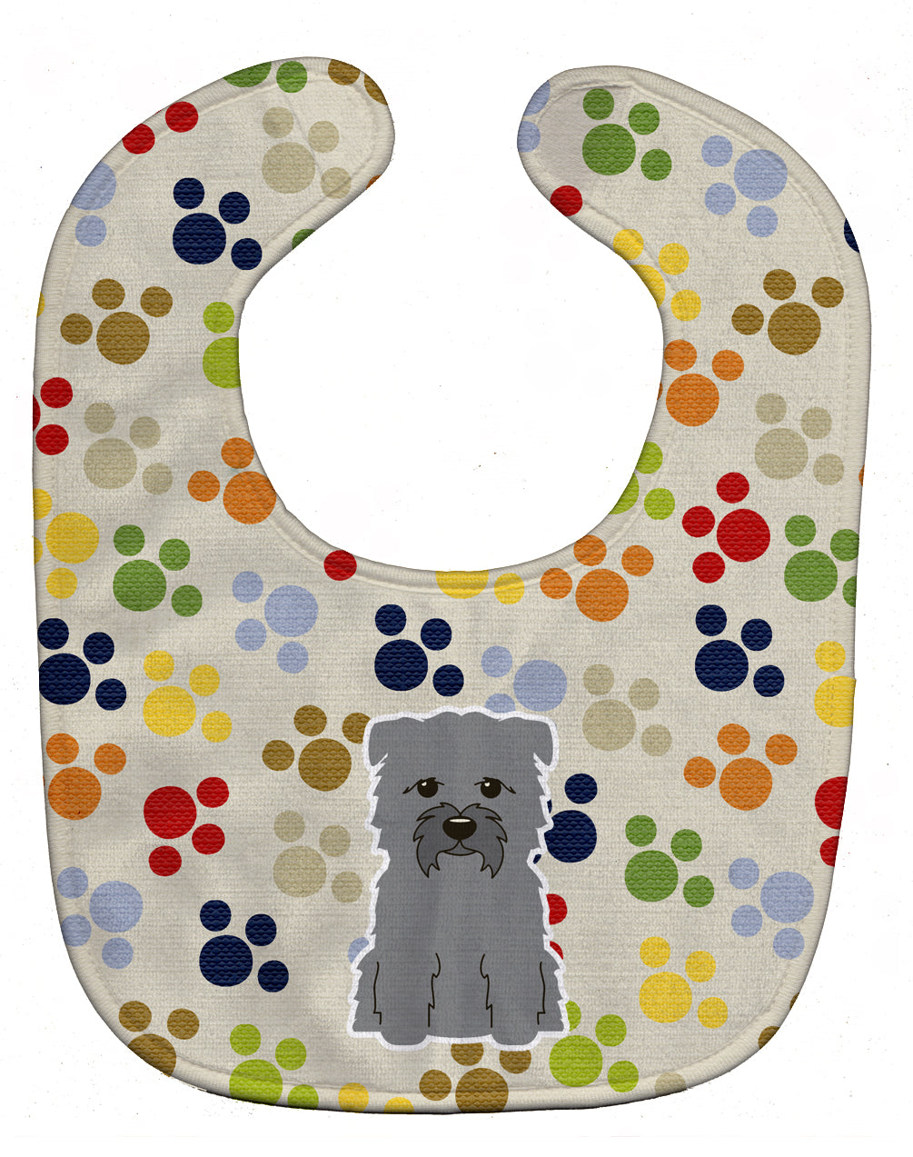 Pawprints Glen of Imal Grey Baby Bib BB5888BIB - the-store.com