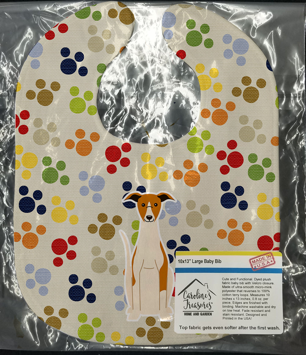 Pawprints Whippet Baby Bib BB5928BIB - the-store.com