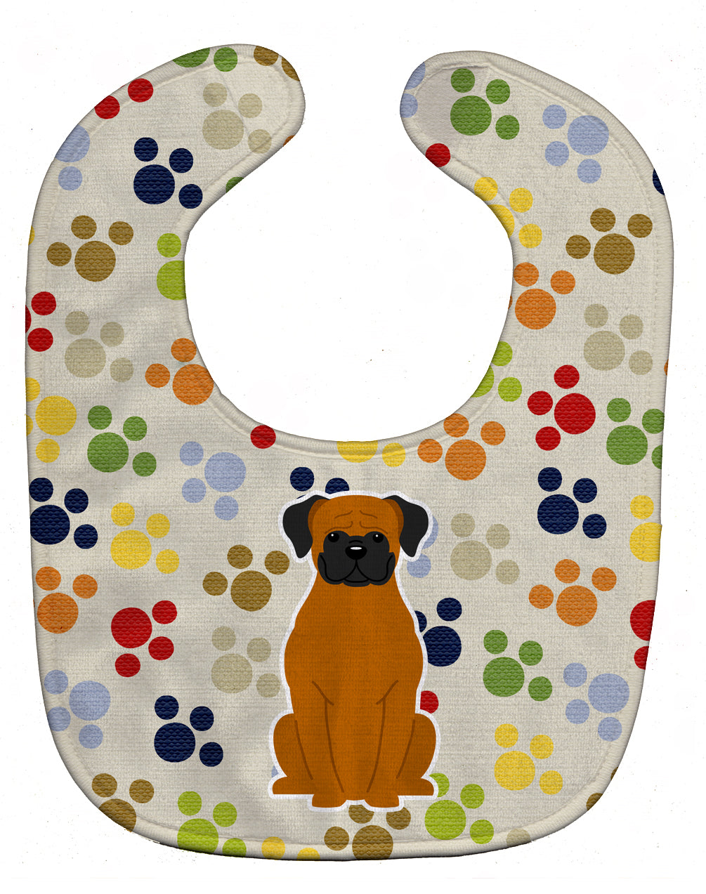 Pawprints Fawn Boxer Baby Bib BB5944BIB - the-store.com