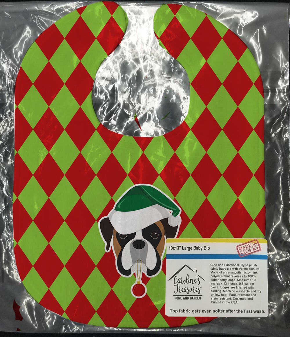 Christmas Boxer Baby Bib BB5975BIB - the-store.com