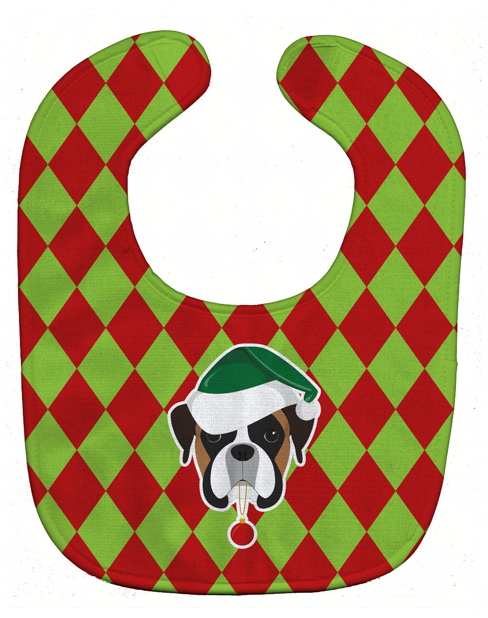 Christmas Boxer Baby Bib BB5975BIB - the-store.com