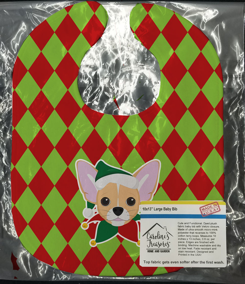 Christmas Chihuahua Baby Bib BB5977BIB - the-store.com