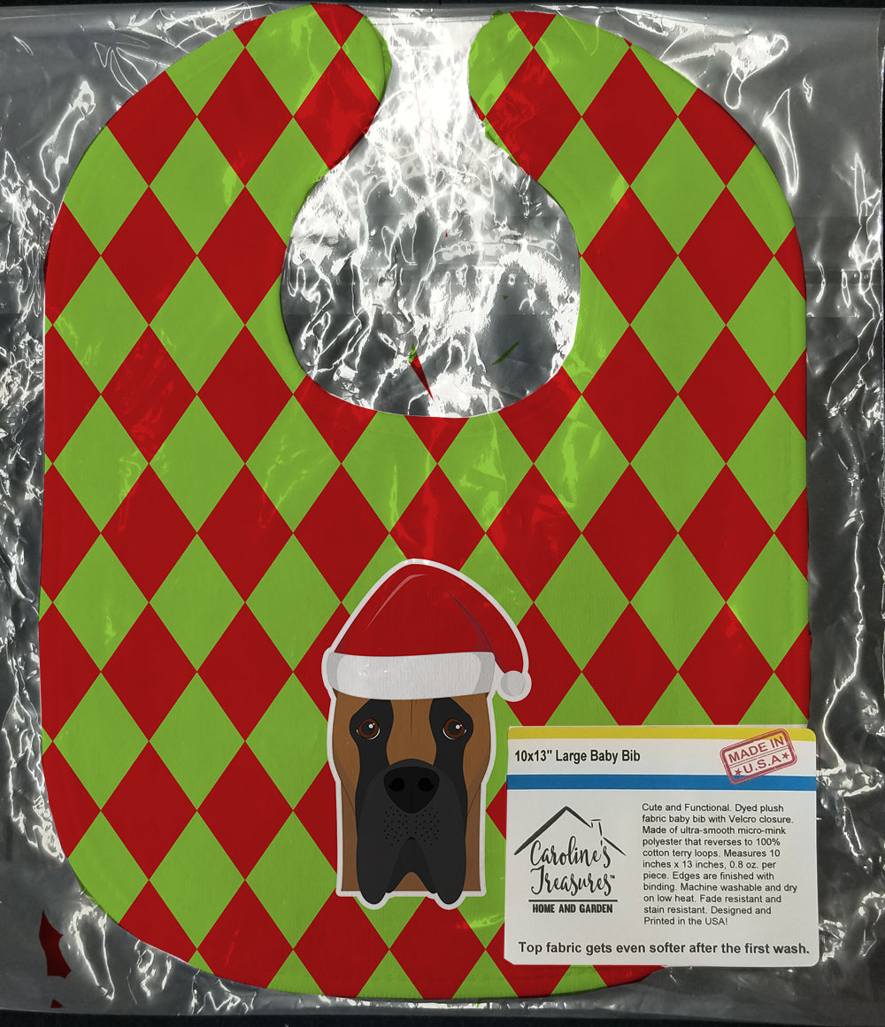 Christmas Great Dane Baby Bib BB5988BIB - the-store.com