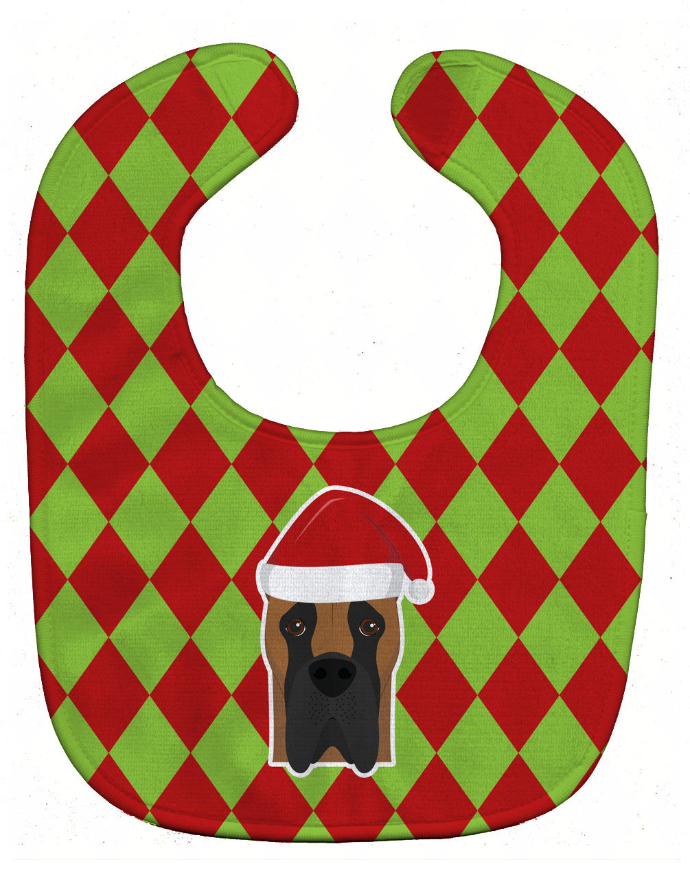 Christmas Great Dane Baby Bib BB5988BIB - the-store.com