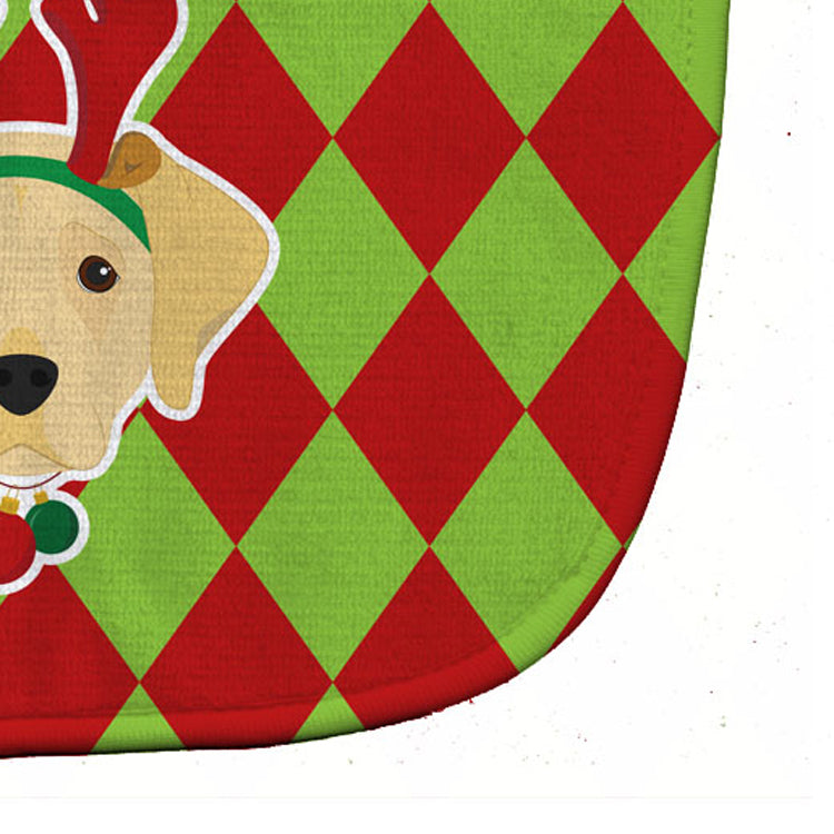 Christmas Yellow Labrador Baby Bib BB5992BIB - the-store.com