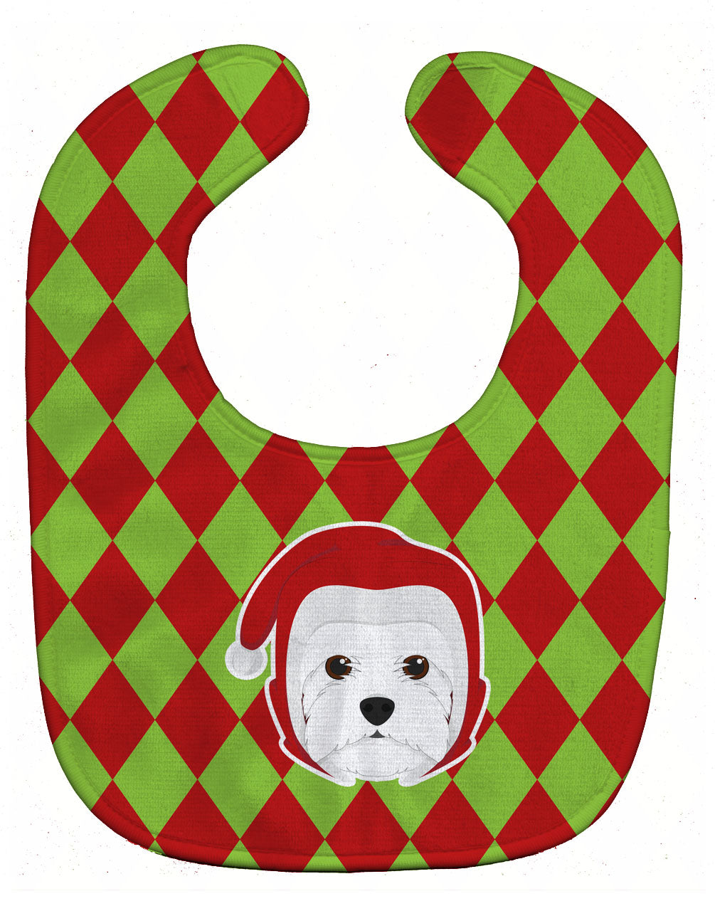 Christmas Westie Baby Bib BB6002BIB - the-store.com