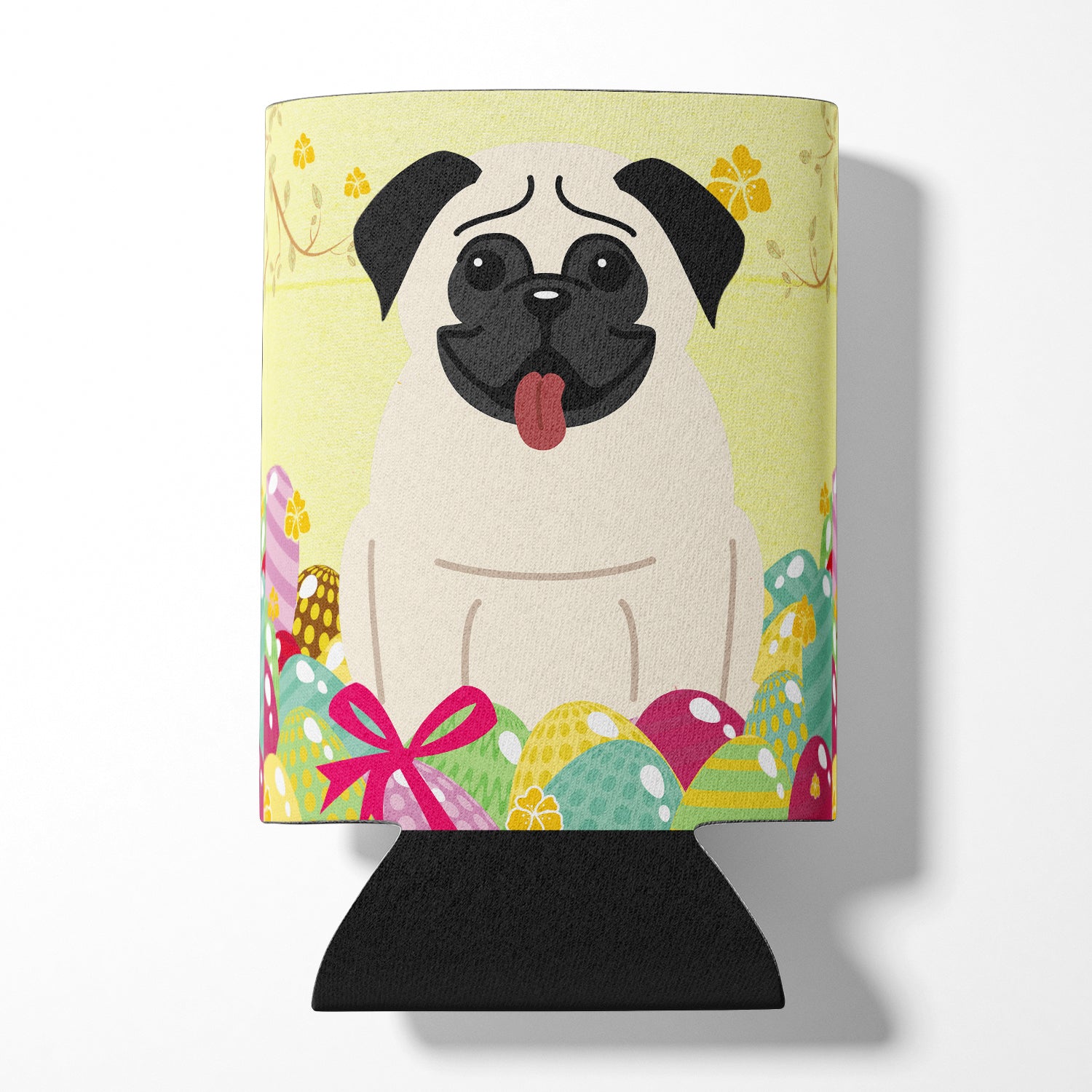 Easter Eggs Pug Cream Can or Bottle Hugger BB6004CC  the-store.com.