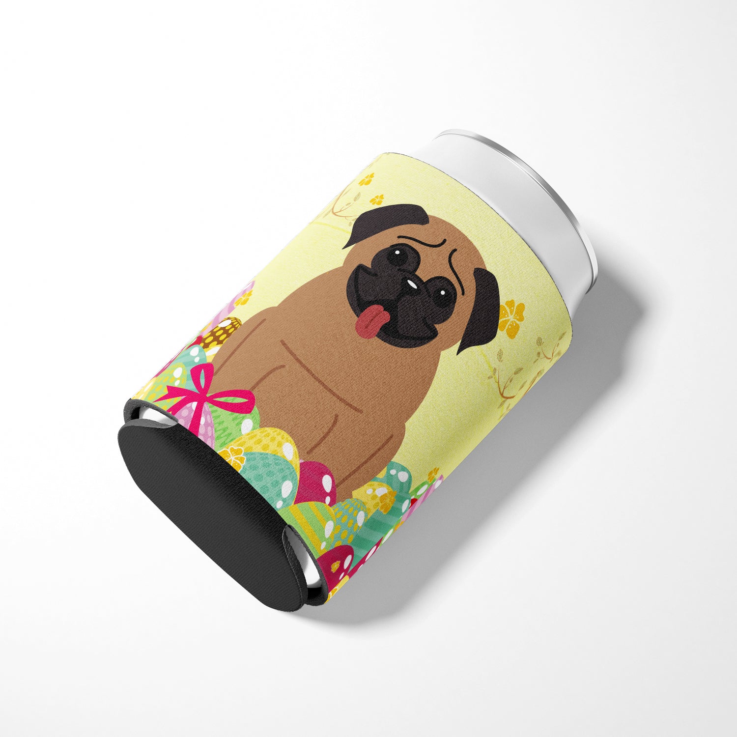 Easter Eggs Pug Brown Can or Bottle Hugger BB6005CC  the-store.com.