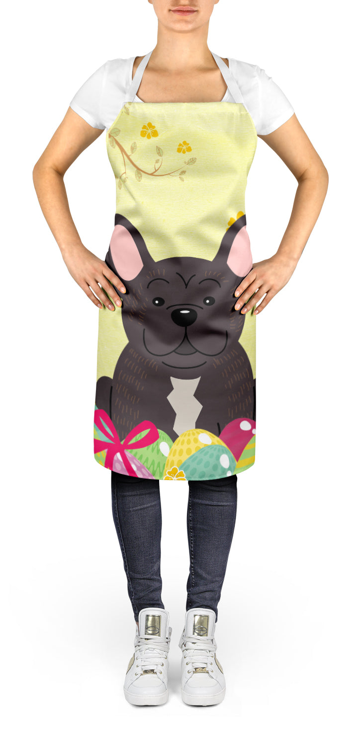 Easter Eggs French Bulldog Brindle Apron BB6009APRON  the-store.com.