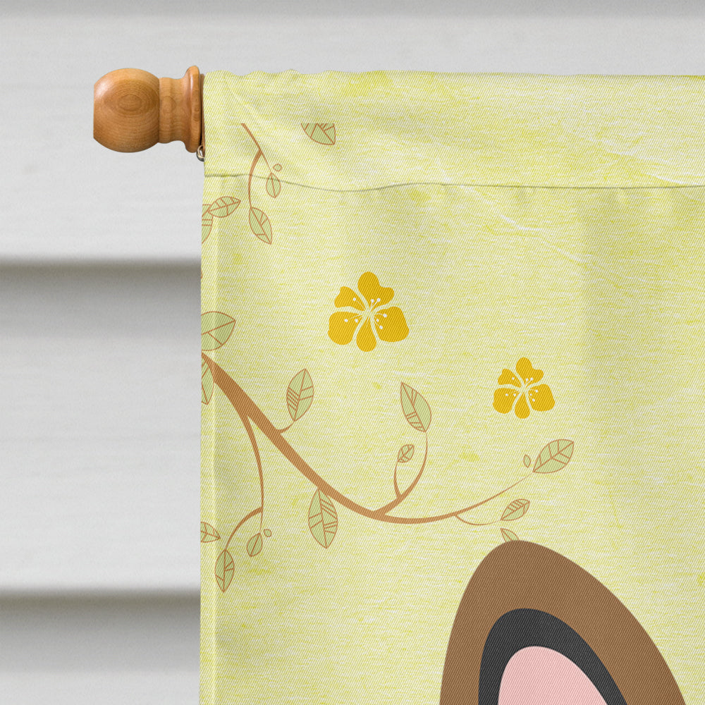 Easter Eggs French Bulldog Brown Flag Canvas House Size BB6013CHF  the-store.com.