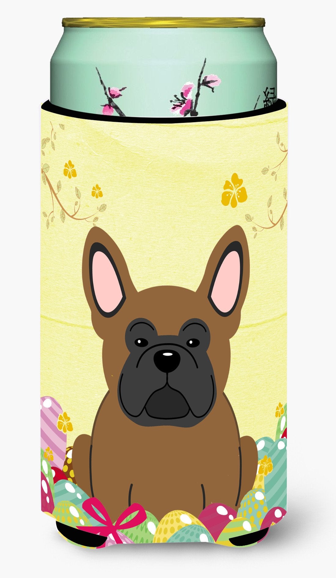 Easter Eggs French Bulldog Brown Tall Boy Beverage Insulator Hugger BB6013TBC by Caroline's Treasures