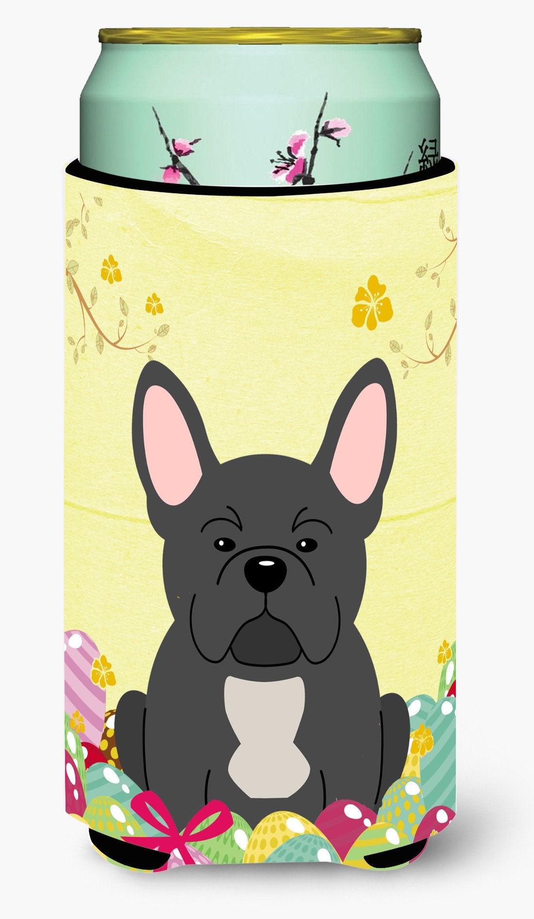 Easter Eggs French Bulldog Black Tall Boy Beverage Insulator Hugger BB6014TBC by Caroline's Treasures