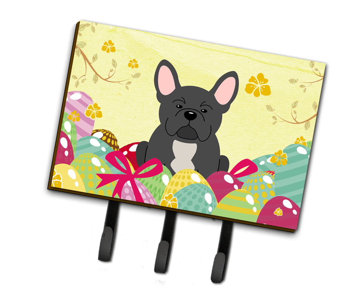 Easter Eggs French Bulldog Black Leash or Key Holder BB6014TH68  the-store.com.