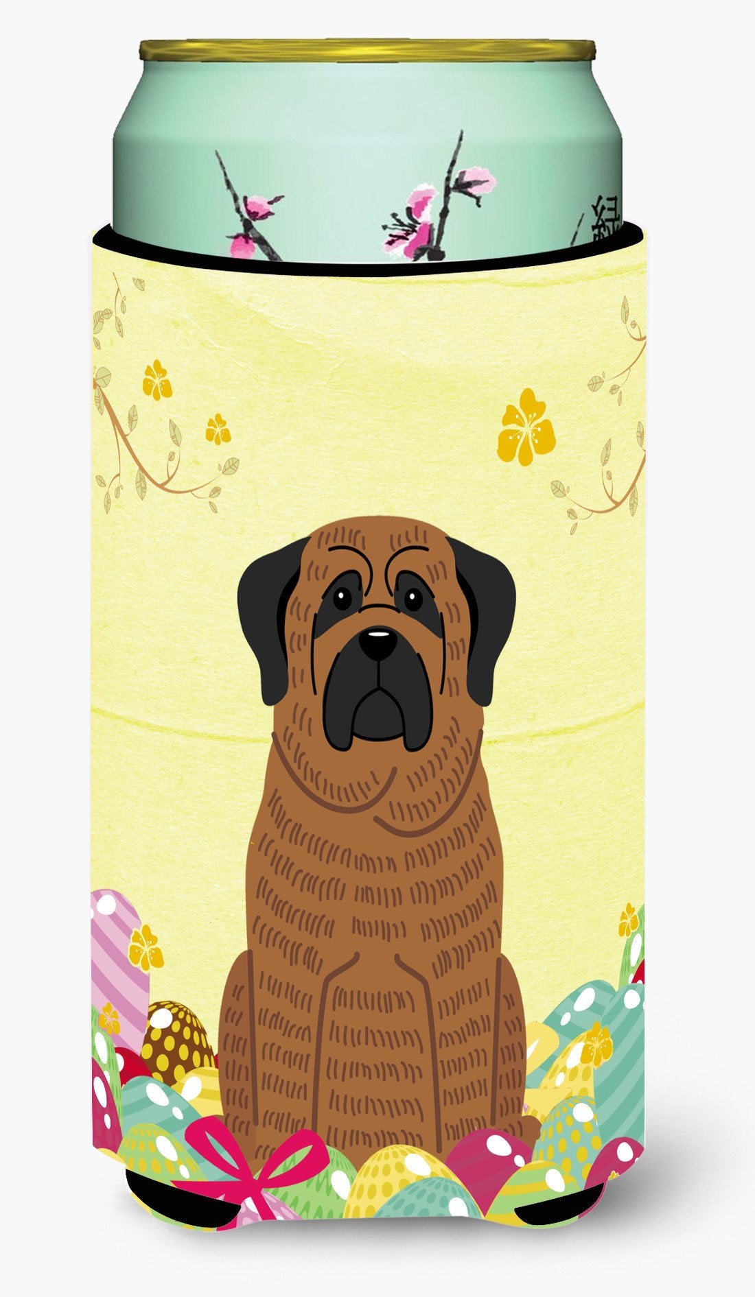 Easter Eggs Mastiff Brindle Tall Boy Beverage Insulator Hugger BB6015TBC by Caroline's Treasures