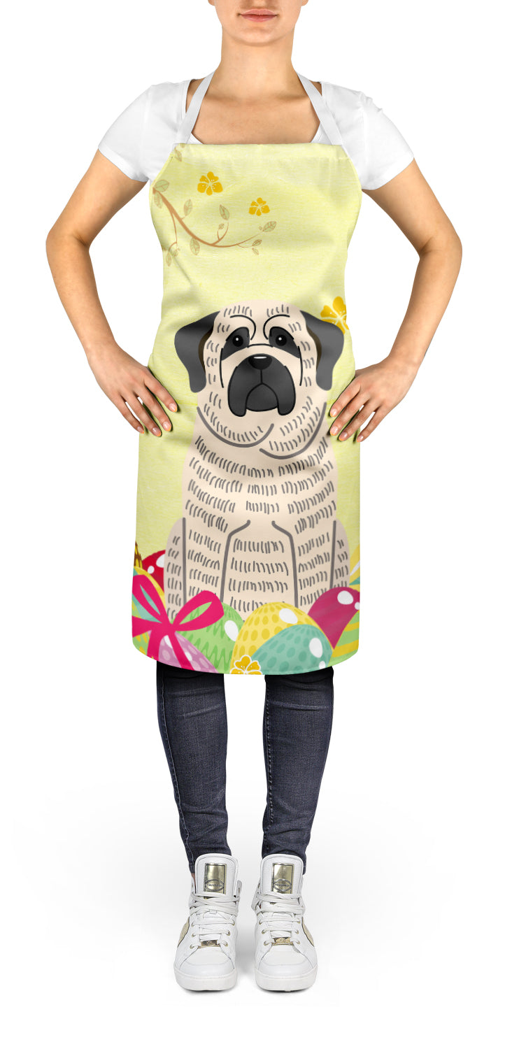 Easter Eggs Mastiff Brindle White Apron BB6016APRON  the-store.com.