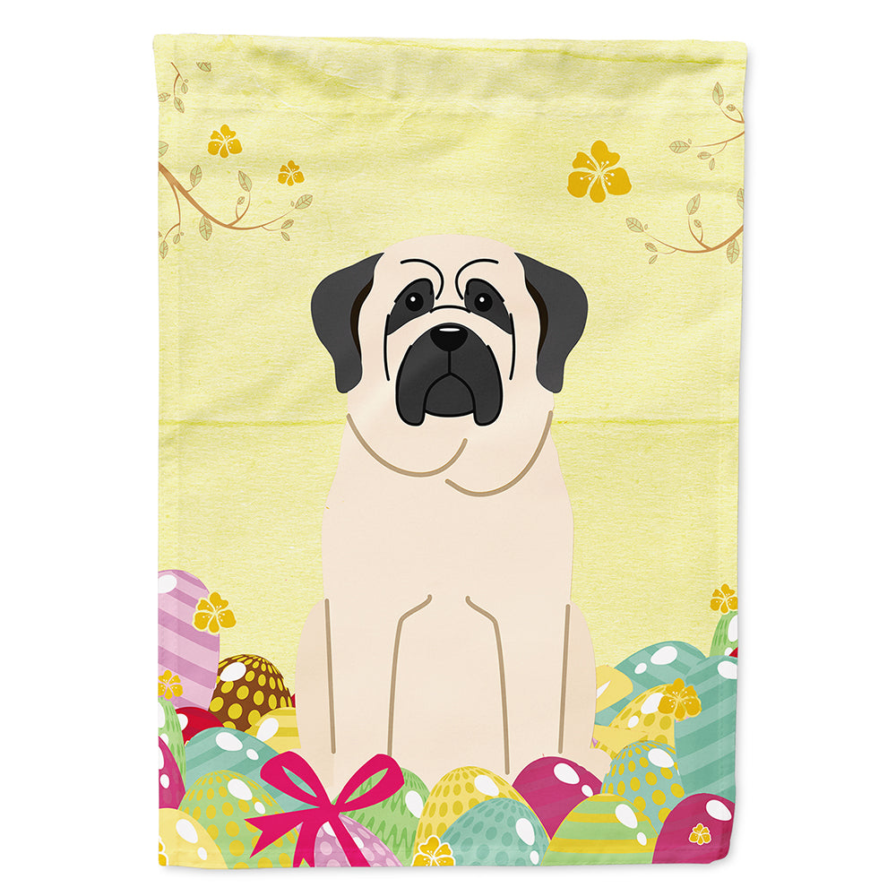 Easter Eggs Mastiff White Flag Canvas House Size BB6017CHF  the-store.com.