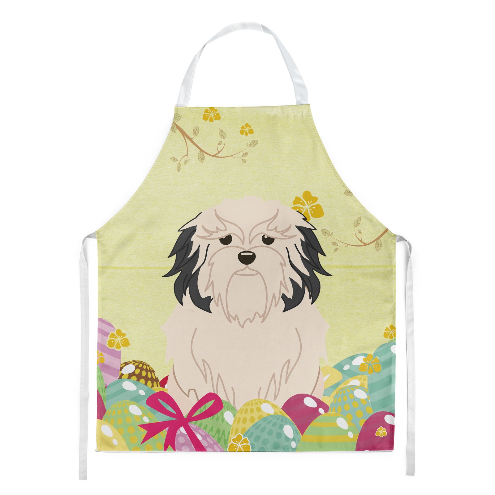 Easter Eggs Lowchen Apron BB6019APRON  the-store.com.