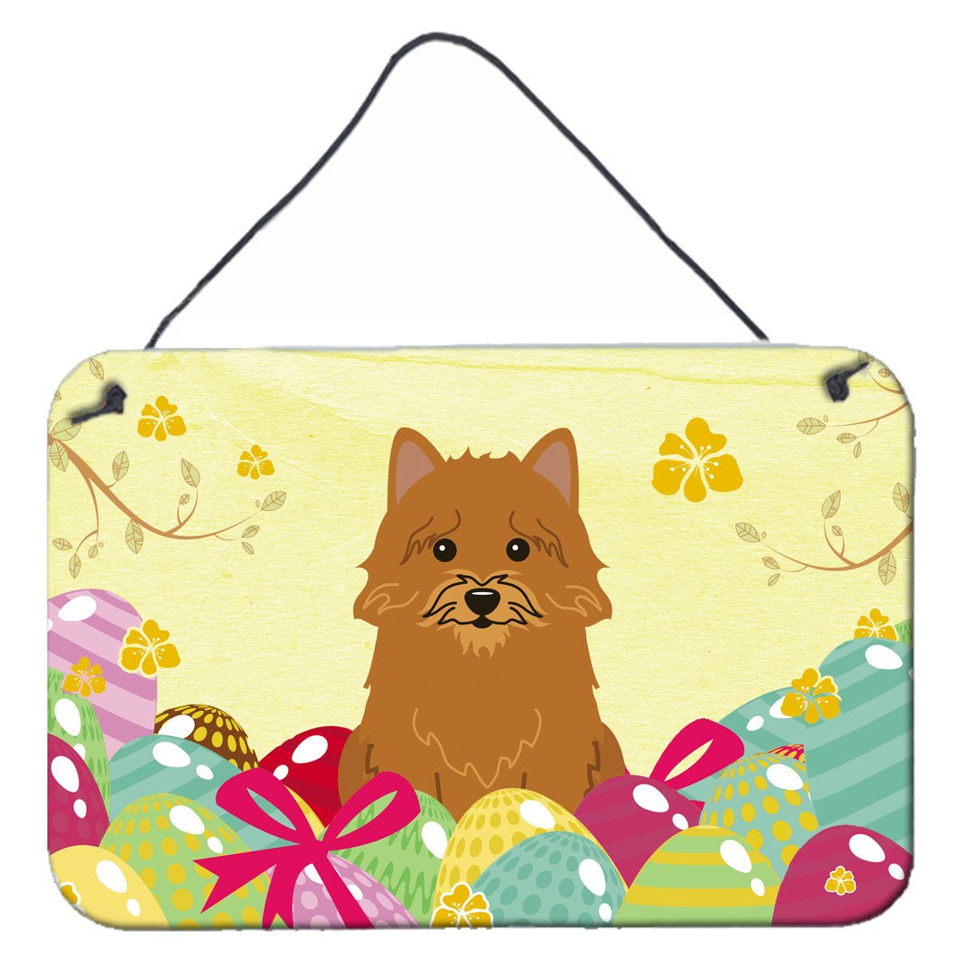 Easter Eggs Norwich Terrier Wall or Door Hanging Prints BB6020DS812 by Caroline's Treasures