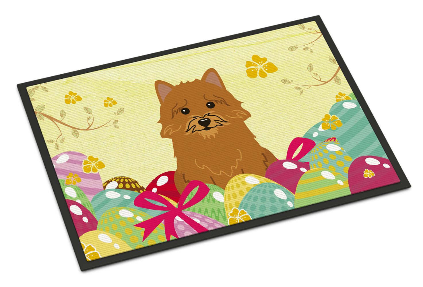 Easter Eggs Norwich Terrier Indoor or Outdoor Mat 18x27 BB6020MAT - the-store.com