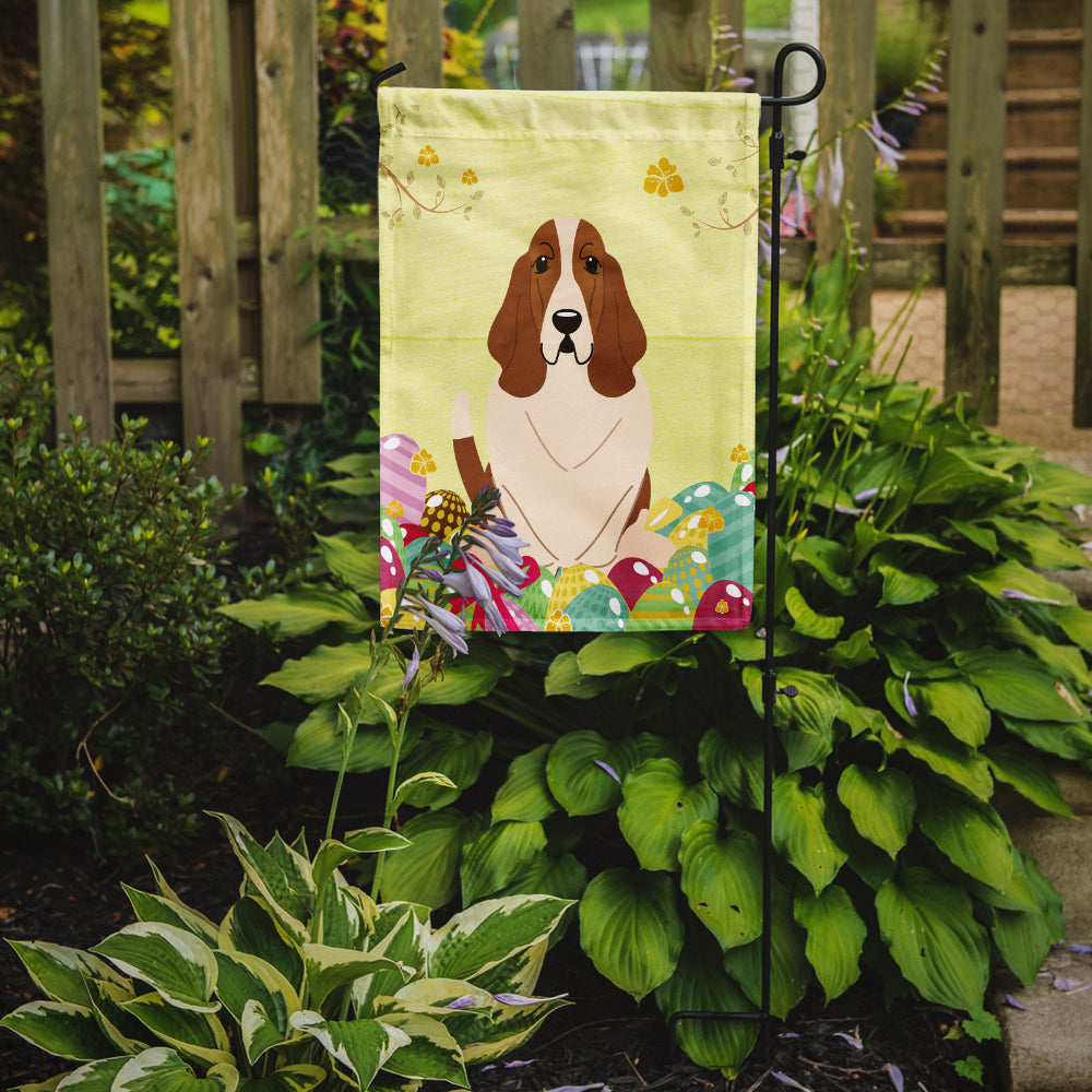 Easter Eggs Basset Hound Flag Garden Size BB6021GF  the-store.com.