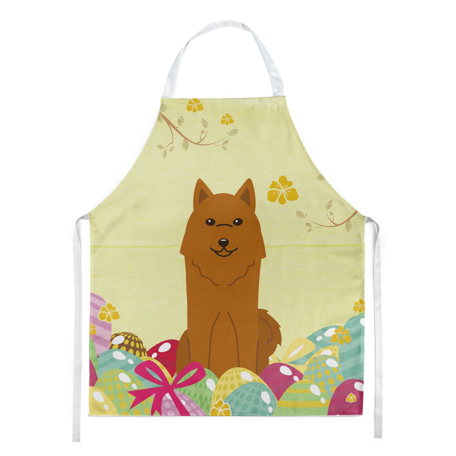 Easter Eggs Karelian Bear Dog Apron BB6022APRON  the-store.com.