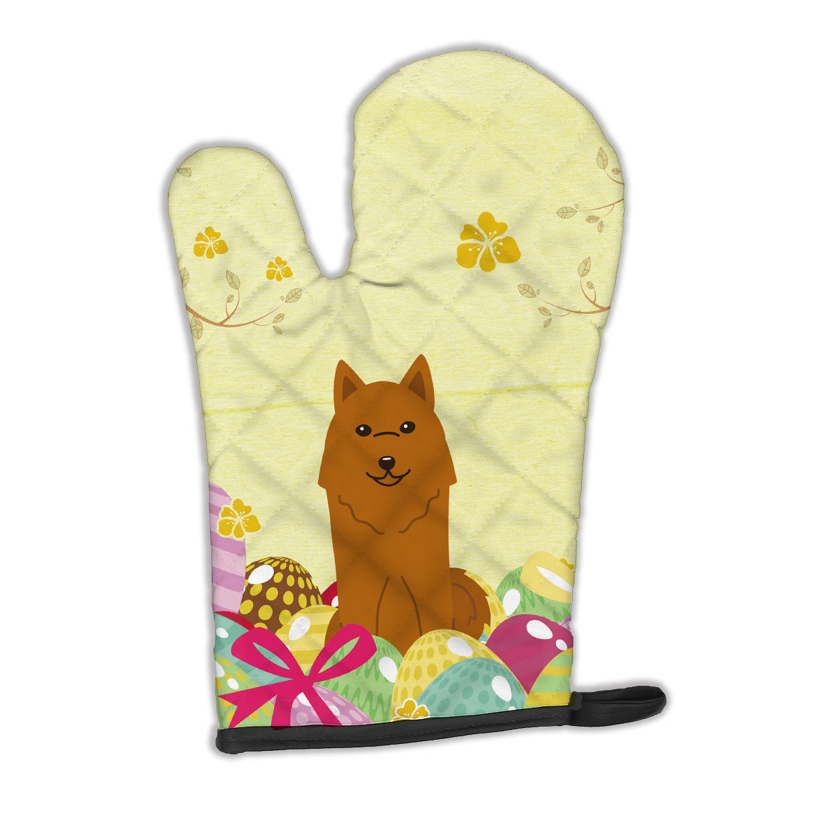 Easter Eggs Karelian Bear Dog Oven Mitt BB6022OVMT  the-store.com.