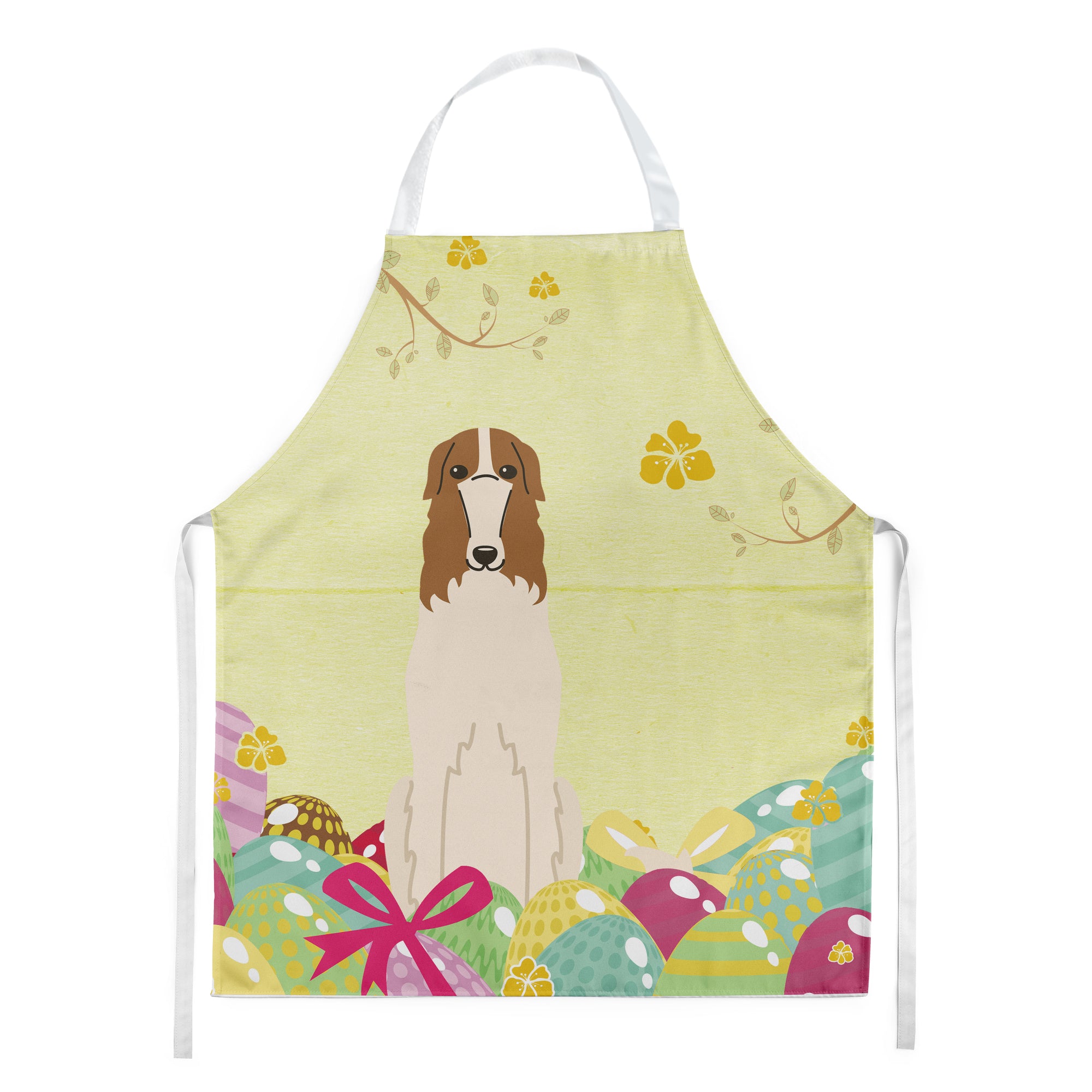 Easter Eggs Borzoi Apron BB6023APRON  the-store.com.