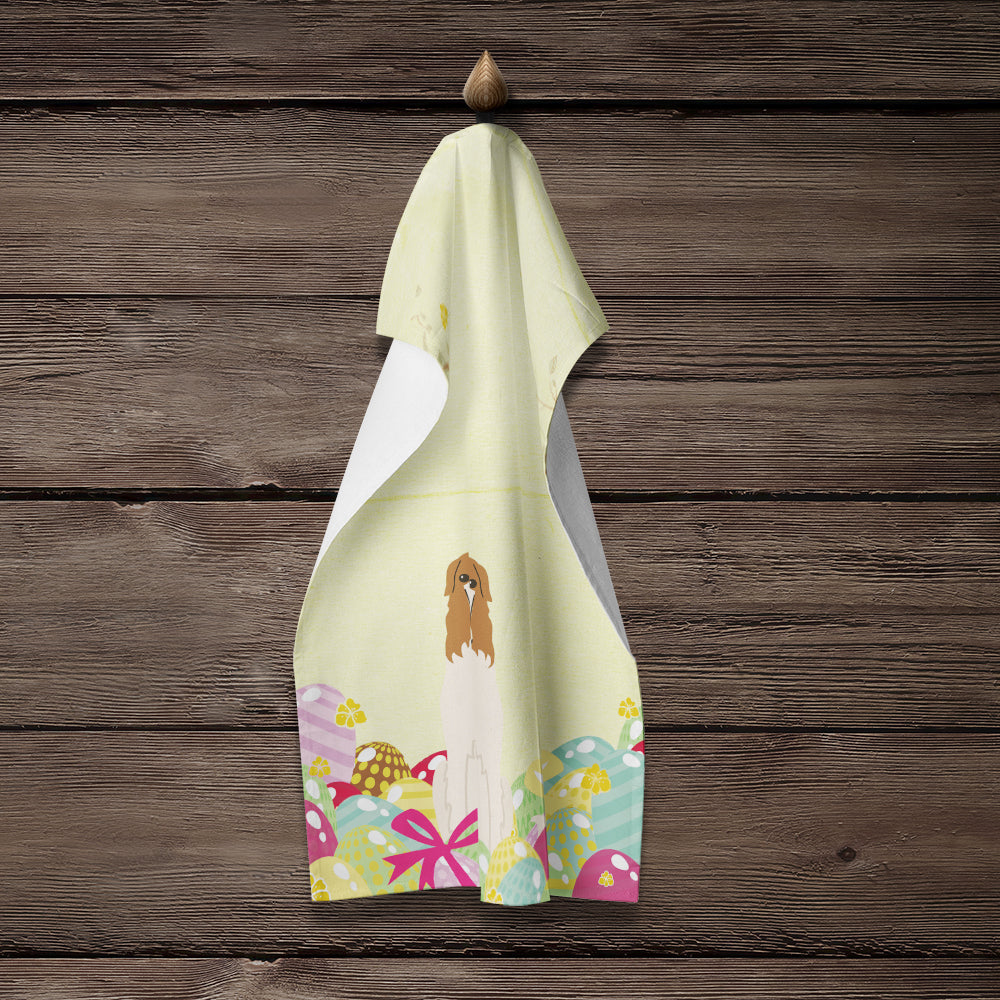 Easter Eggs Borzoi Kitchen Towel BB6023KTWL - the-store.com