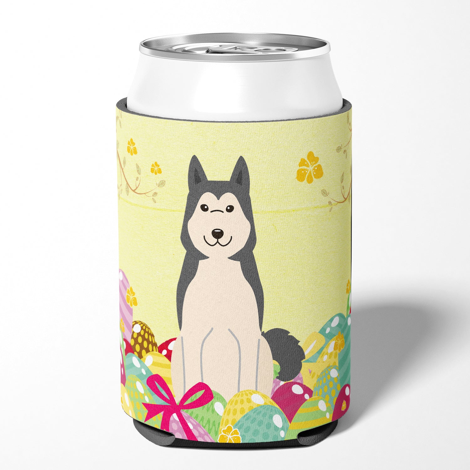 Easter Eggs West Siberian Laika Spitz Can or Bottle Hugger BB6025CC  the-store.com.