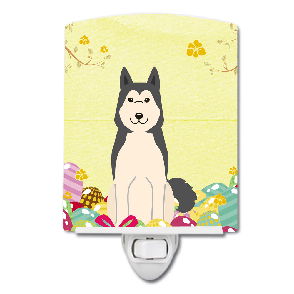 Easter Eggs West Siberian Laika Spitz Ceramic Night Light BB6025CNL - the-store.com