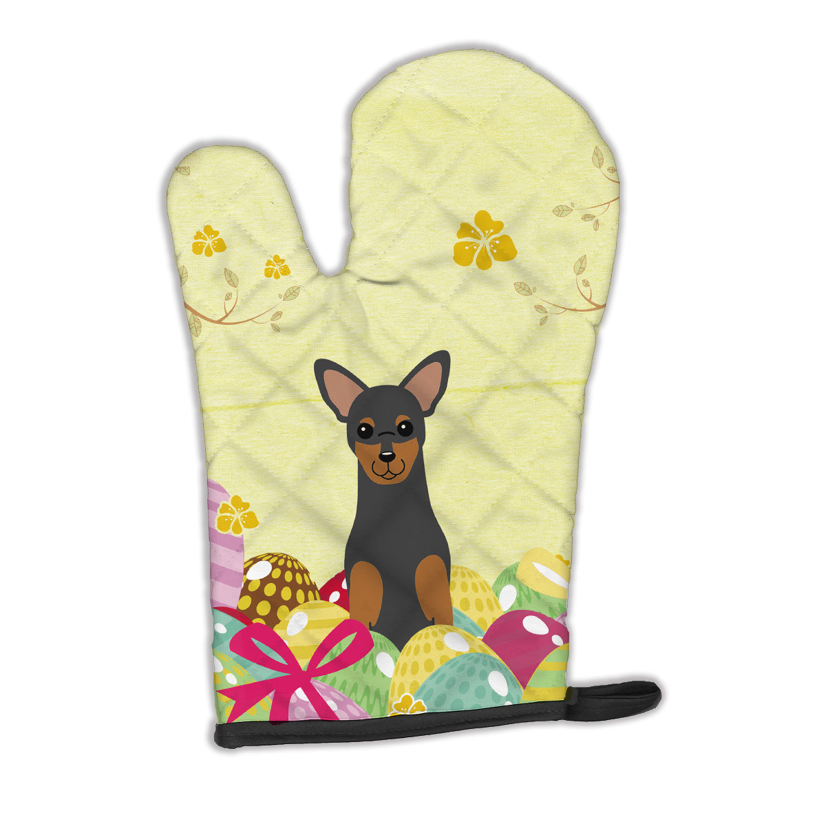 Easter Eggs Manchester Terrier Oven Mitt BB6028OVMT  the-store.com.