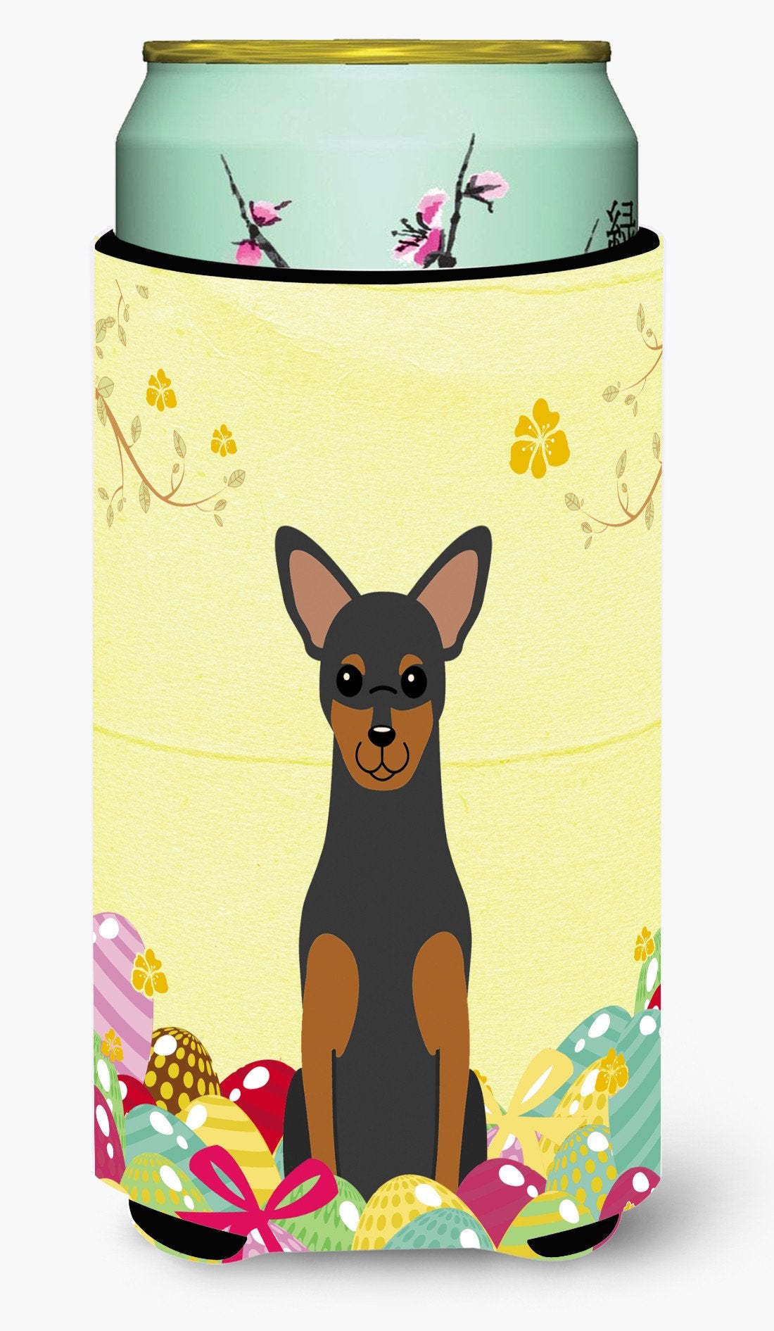 Easter Eggs Manchester Terrier Tall Boy Beverage Insulator Hugger BB6028TBC by Caroline's Treasures