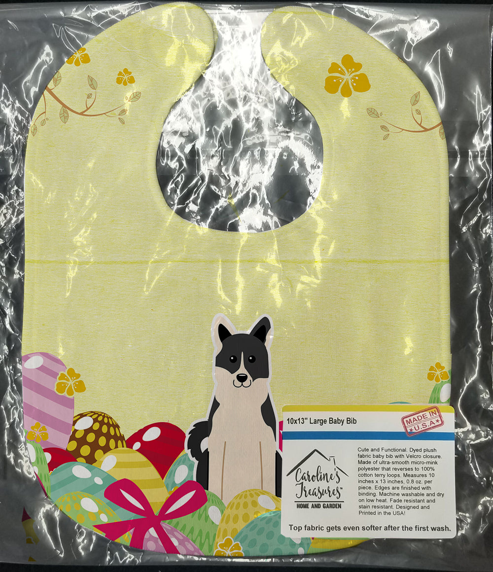 Easter Eggs Russo-European Laika Spitz Baby Bib BB6029BIB - the-store.com