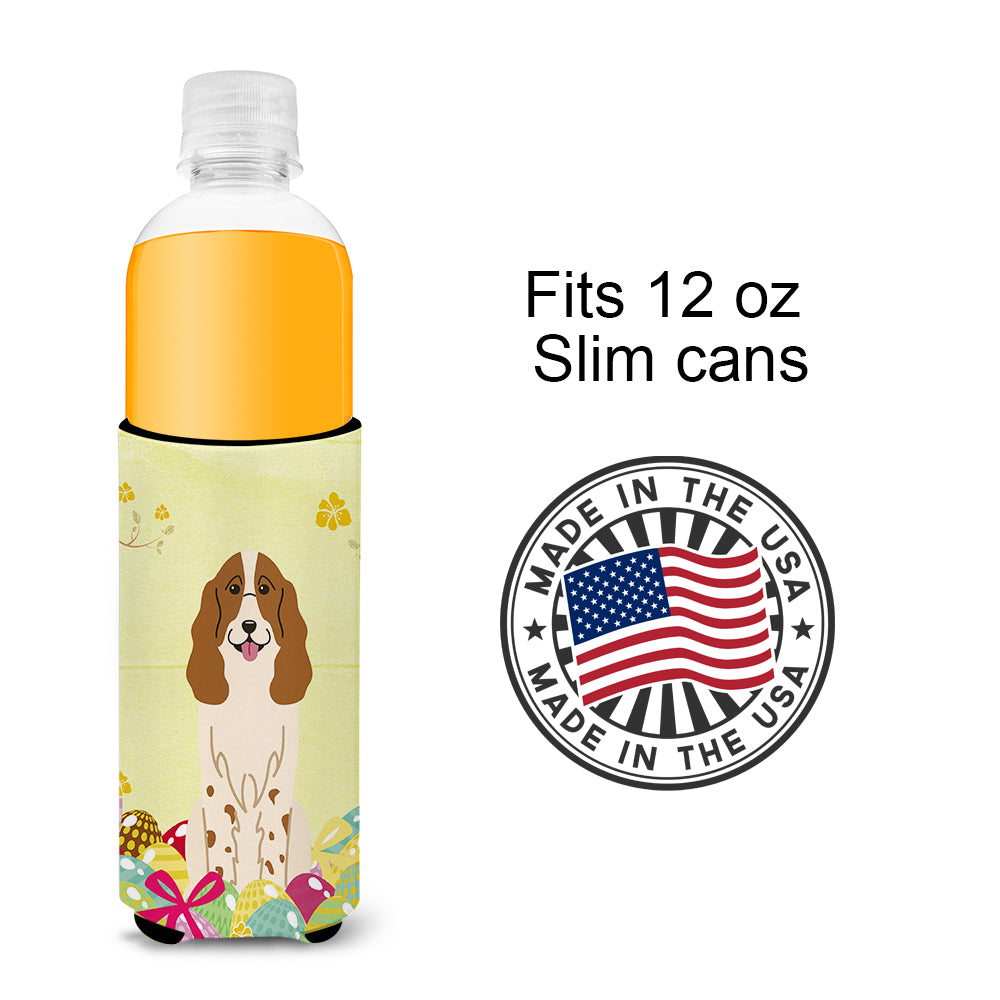 Easter Eggs Russian Spaniel  Ultra Hugger for slim cans BB6031MUK  the-store.com.