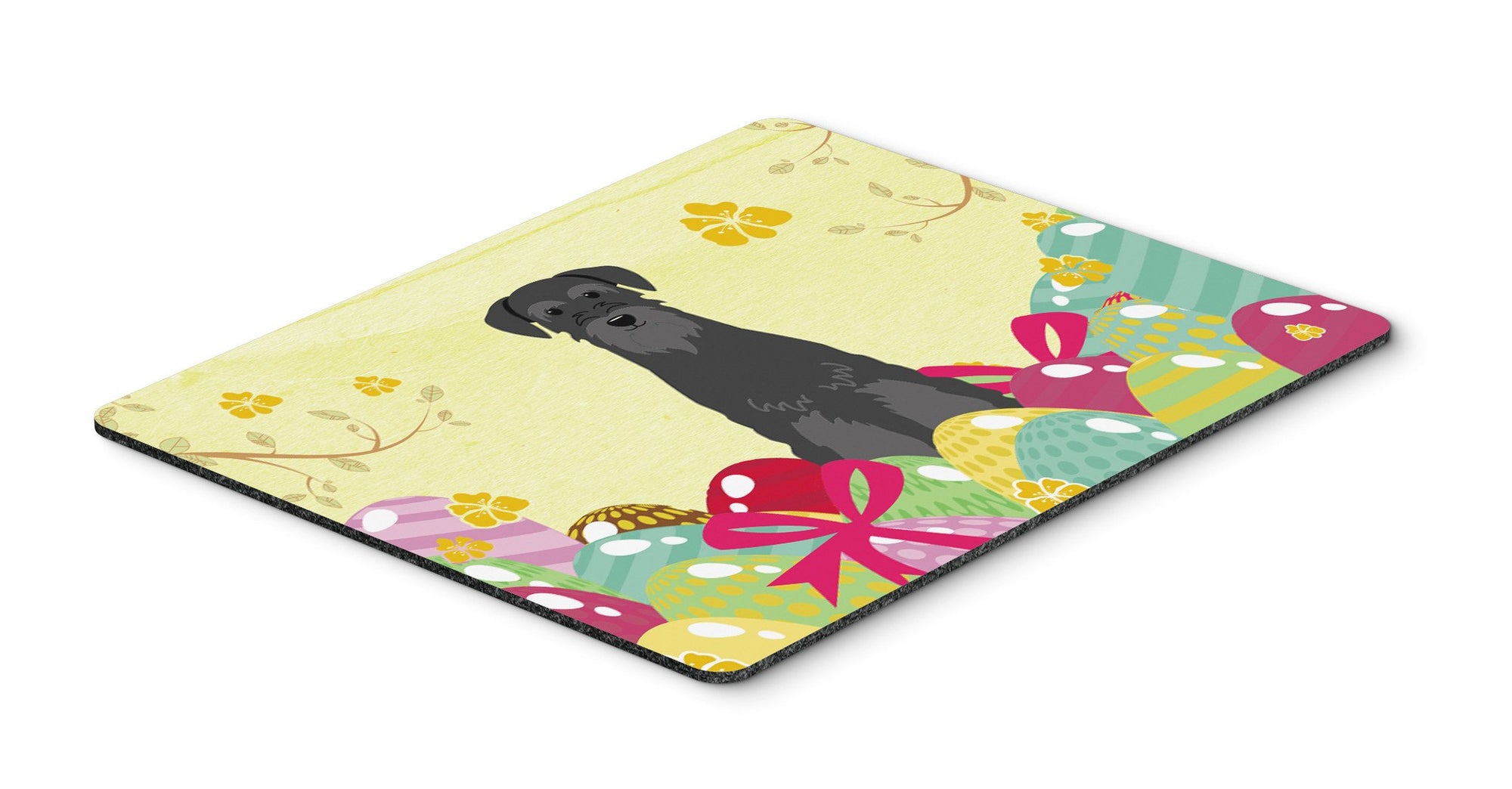 Easter Eggs Standard Schnauzer Black Mouse Pad, Hot Pad or Trivet BB6032MP by Caroline's Treasures