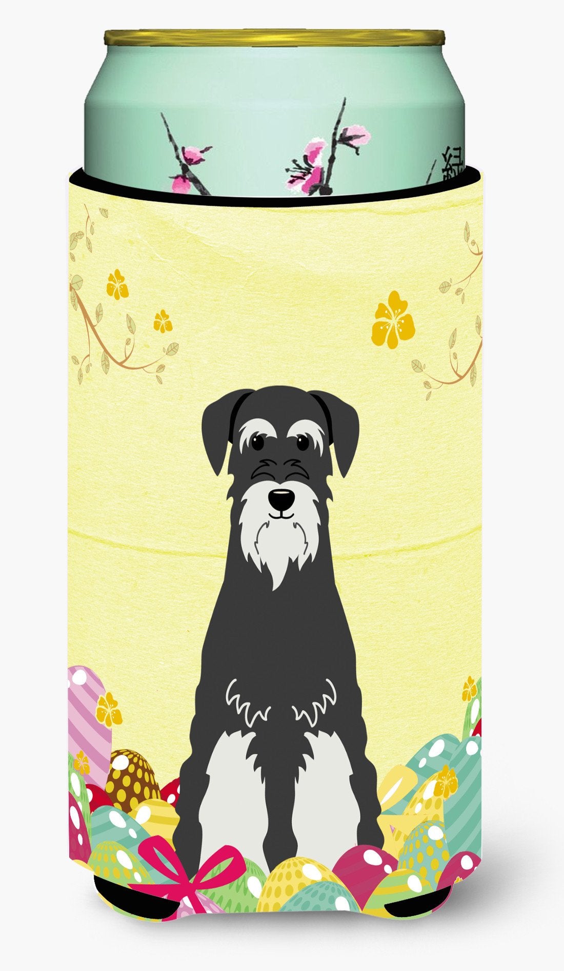 Easter Eggs Standard Schnauzer Salt and Pepper Tall Boy Beverage Insulator Hugger BB6033TBC by Caroline's Treasures