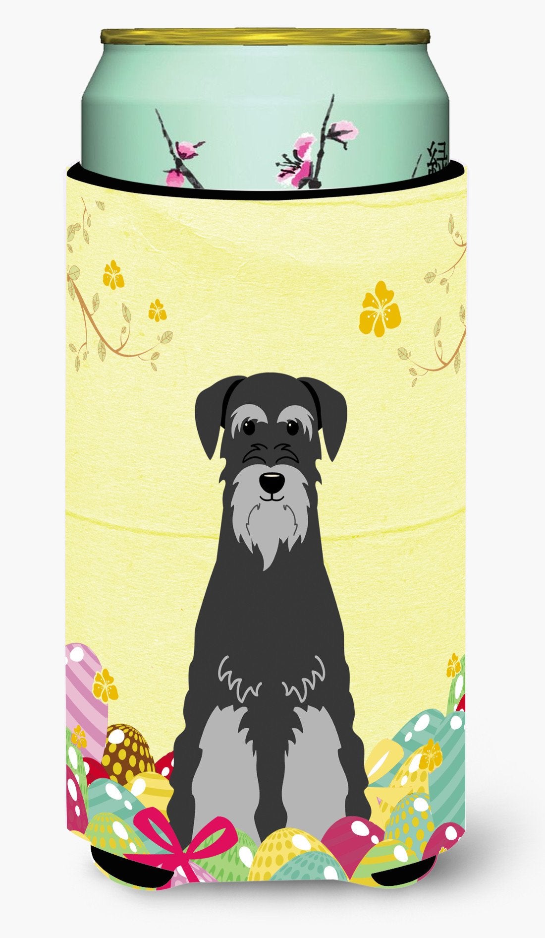 Easter Eggs Standard Schnauzer Black Grey Tall Boy Beverage Insulator Hugger BB6034TBC by Caroline&#39;s Treasures