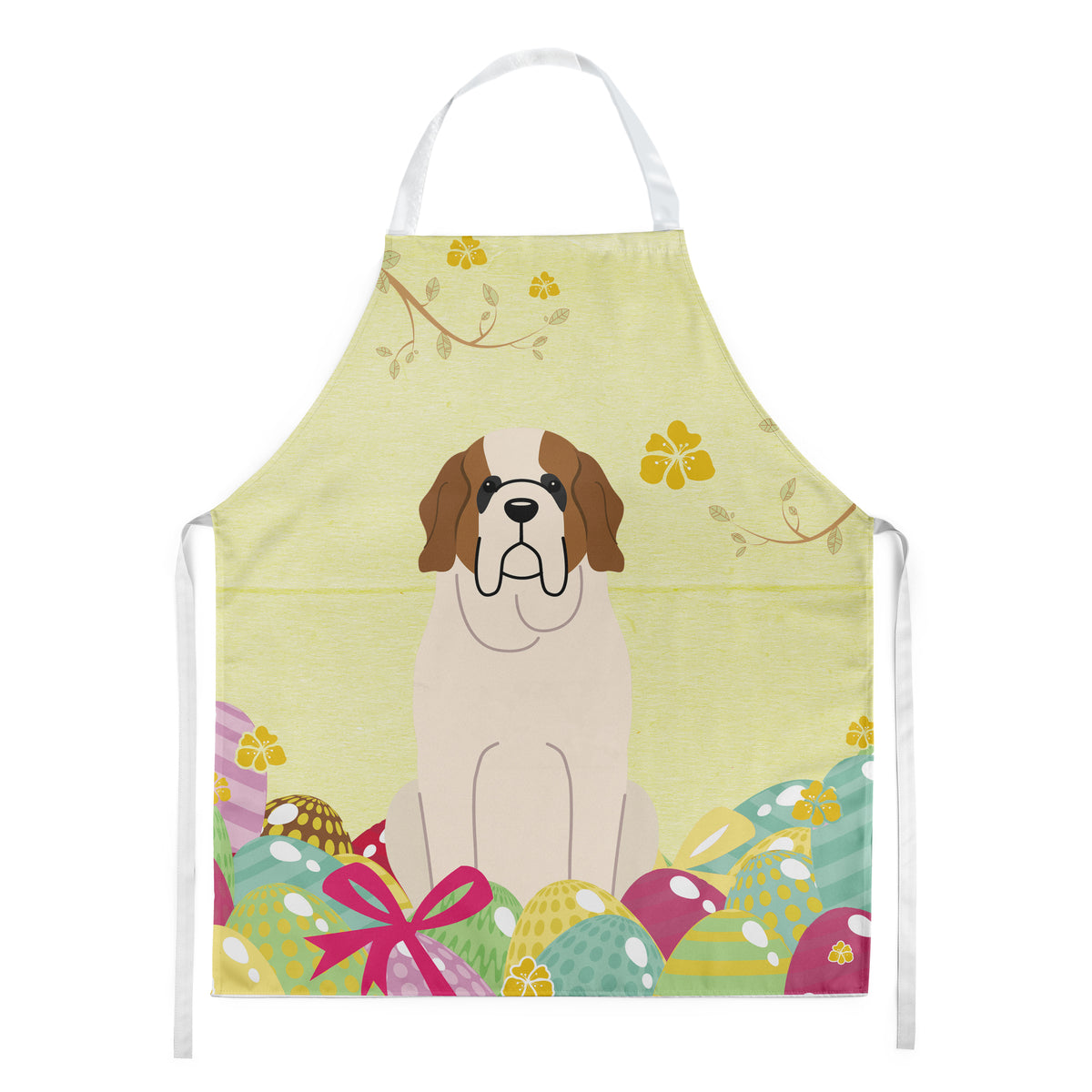 Easter Eggs Saint Bernard Apron BB6035APRON  the-store.com.