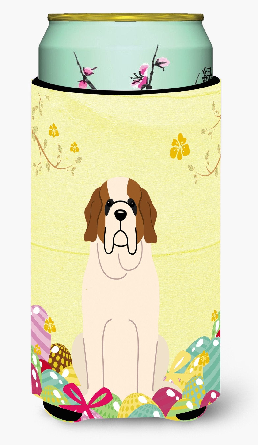 Easter Eggs Saint Bernard Tall Boy Beverage Insulator Hugger BB6035TBC by Caroline's Treasures