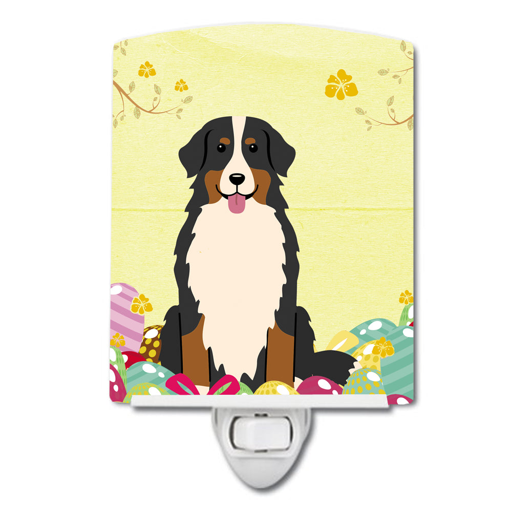 Easter Eggs Bernese Mountain Dog Ceramic Night Light BB6036CNL - the-store.com