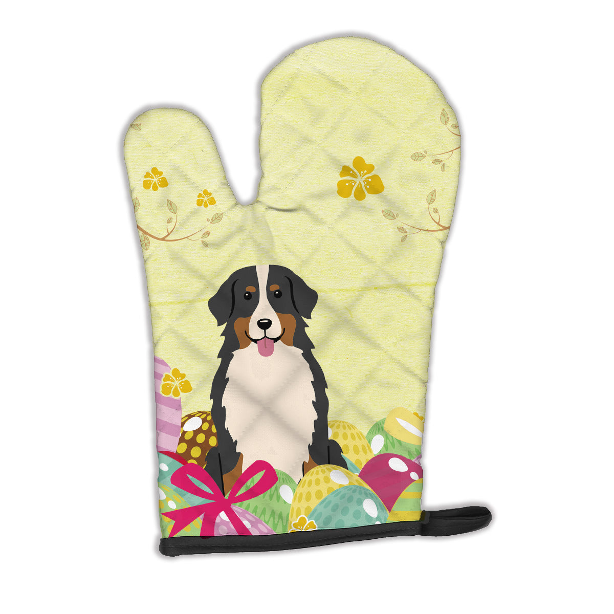 Easter Eggs Bernese Mountain Dog Oven Mitt BB6036OVMT  the-store.com.