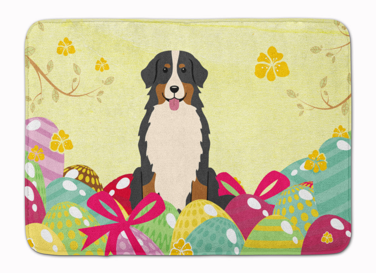 Easter Eggs Bernese Mountain Dog Machine Washable Memory Foam Mat BB6036RUG - the-store.com