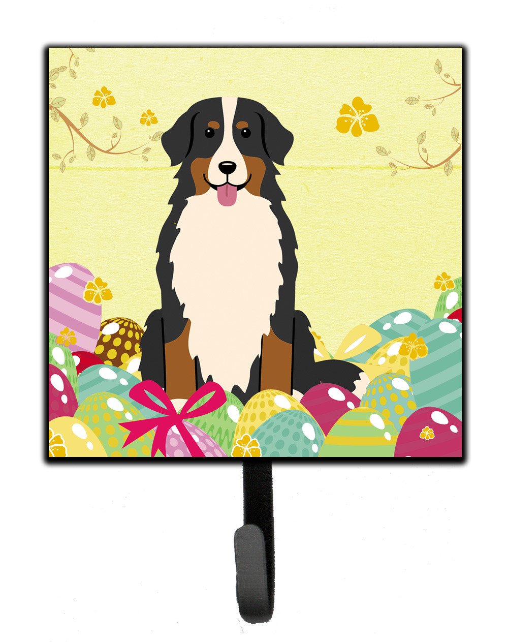 Easter Eggs Bernese Mountain Dog Leash or Key Holder BB6036SH4 by Caroline&#39;s Treasures