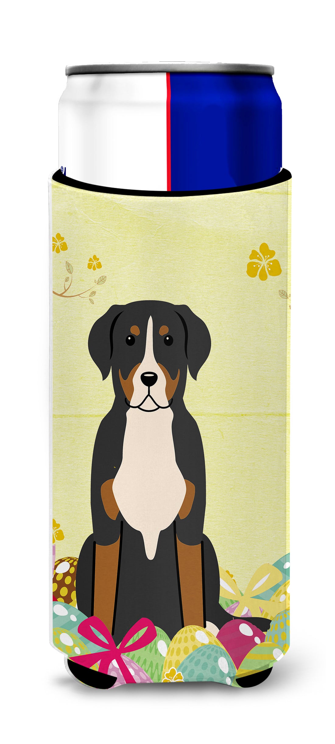 Easter Eggs Greater Swiss Mountain Dog  Ultra Hugger for slim cans BB6037MUK  the-store.com.