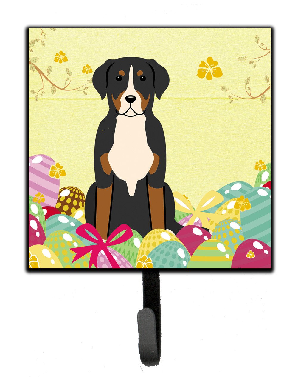 Easter Eggs Greater Swiss Mountain Dog Leash or Key Holder BB6037SH4 by Caroline's Treasures