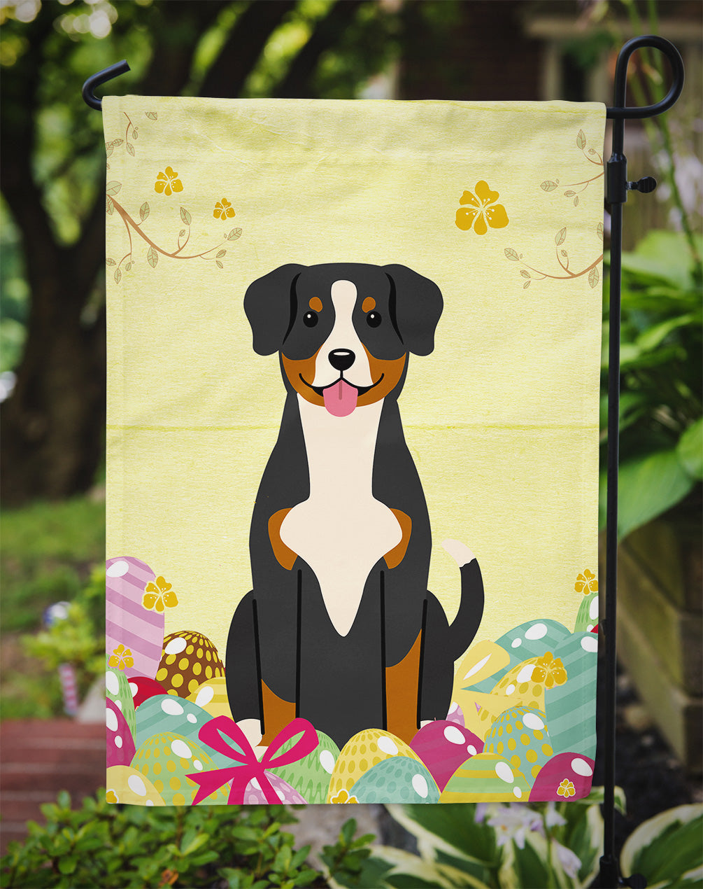 Easter Eggs Entlebucher Flag Garden Size BB6038GF  the-store.com.