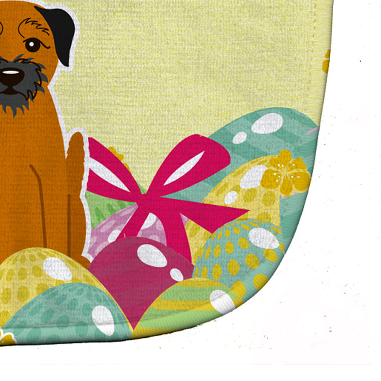 Easter Eggs Border Terrier Baby Bib BB6039BIB - the-store.com