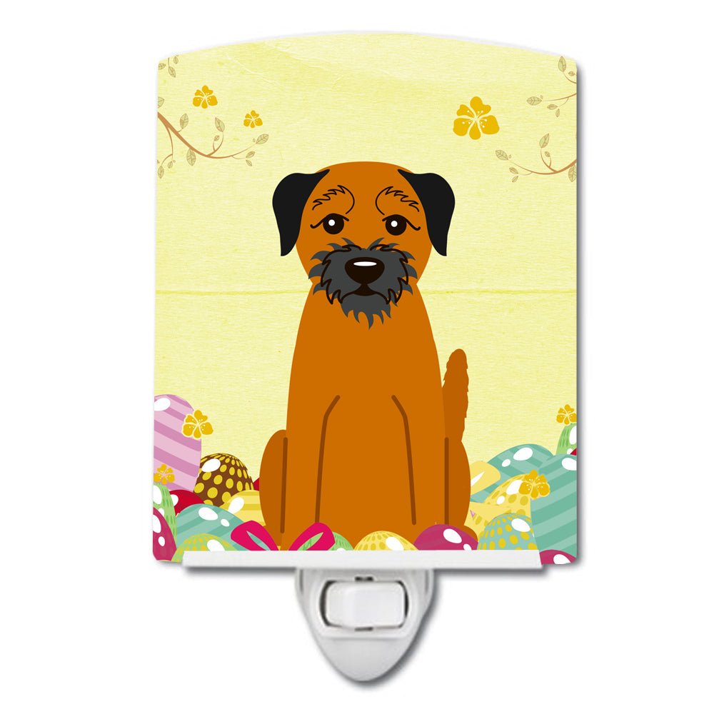 Easter Eggs Border Terrier Ceramic Night Light BB6039CNL - the-store.com